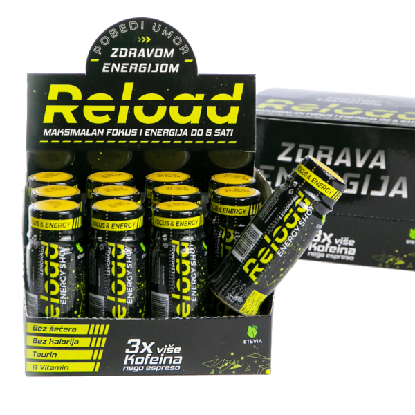 Reload Energy Shot, 12x60ml